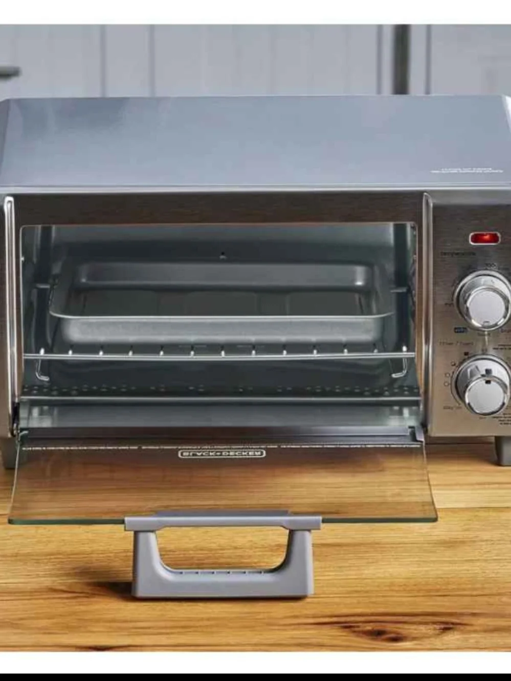BLACK+DECKER Stainless Steel Air Fry Toaster Oven - Silver